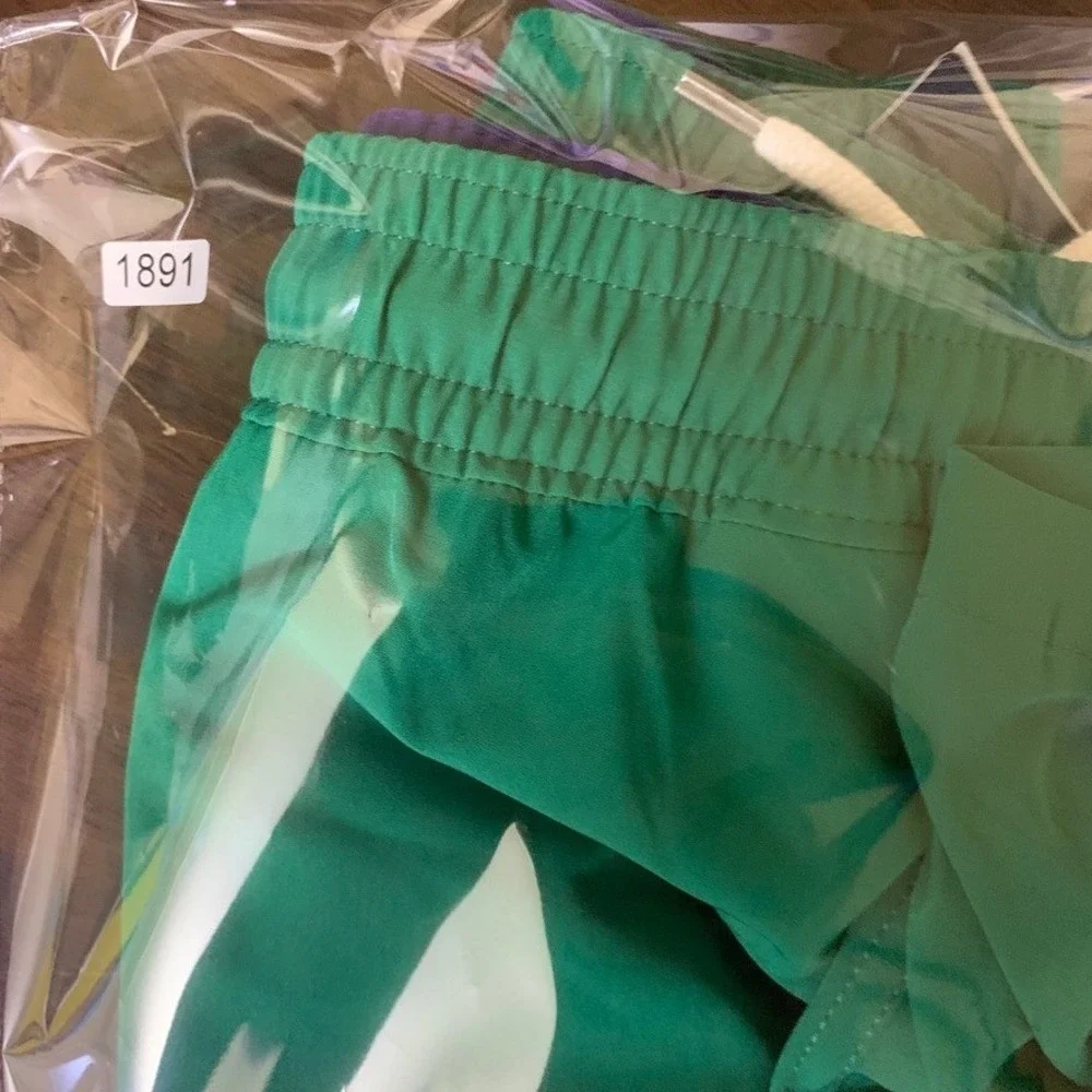 Polo Ralph Lauren Mens Green Purple Swim Trunks Shorts 2XLT 711829851028